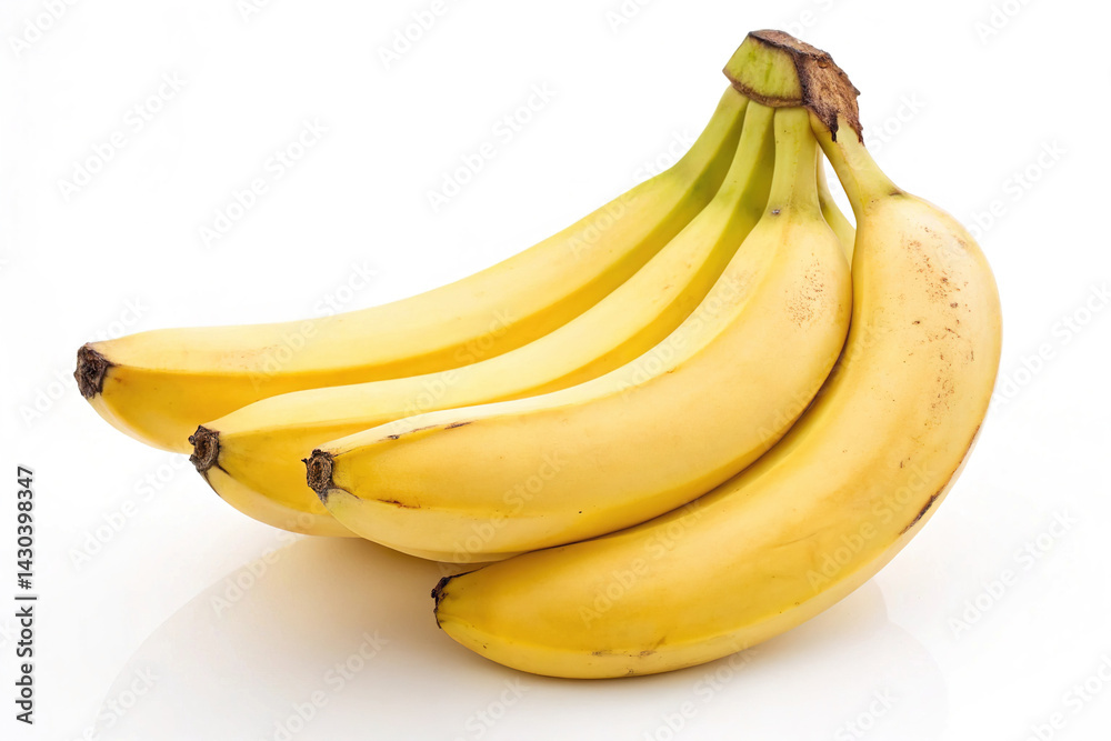 Bananas isolated on white background