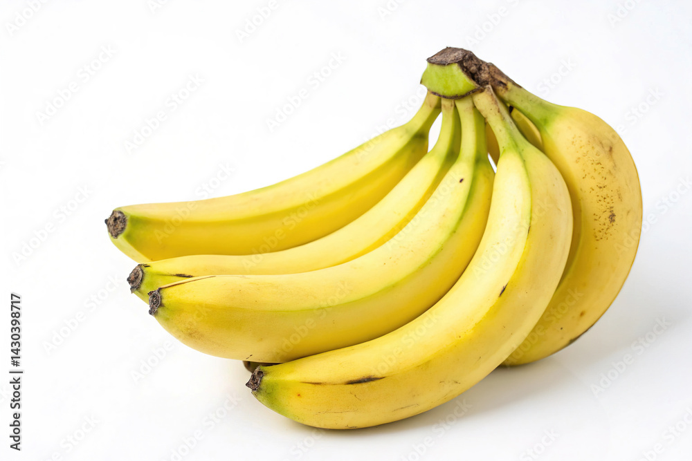 Bananas isolated on white background