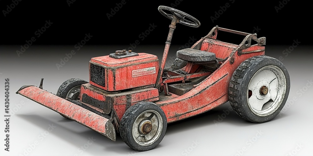 Naklejka premium vintage toy car