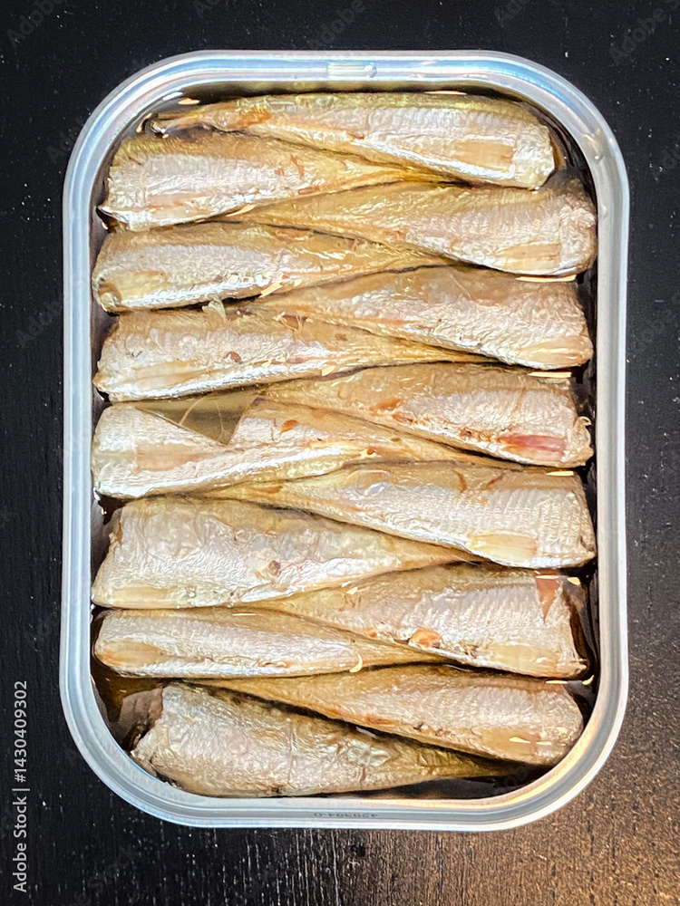 Shiny Sardines in Olive Oil Tin