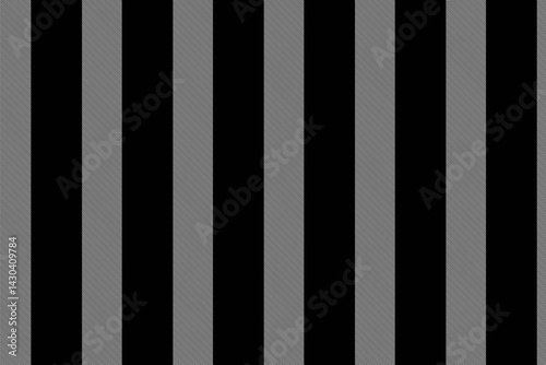 T0s vector pattern stripe, slim texture seamless lines. Sndependence day background vertical textile fabric in black and white colors.