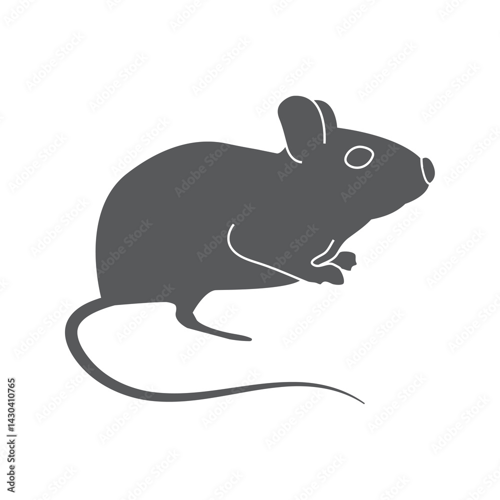 Obraz premium mouse, rat, hole, wool, whiskers, seraya, animal,