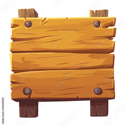 Directory wooden sign illustration game box vector