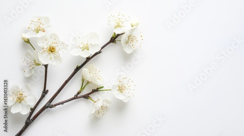 white cherry blossom