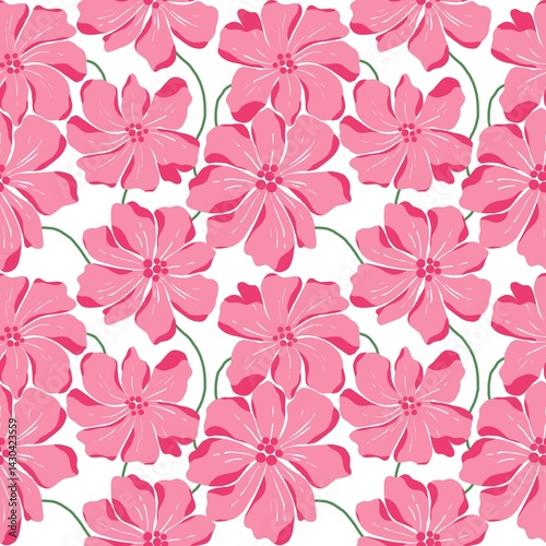 Cute seamless pattern in small flower.Small colorful flowers.