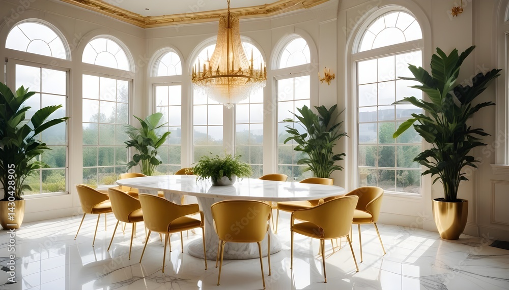 Obraz premium interior modern design room 3d