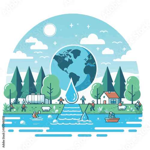 nature, planet, earth, environment, save, environmental, ecology, awareness, concept, conservation, global, clean, background, drop, day, life, natural, liquid, green, world, water, energy, plant, hea