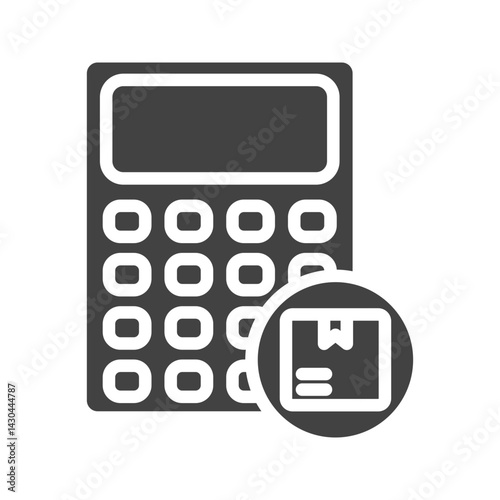 Calculator icon vector image. Suitable for mobile apps, web apps and print media.