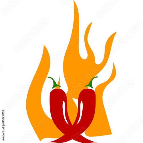 Flaming Chili Icon