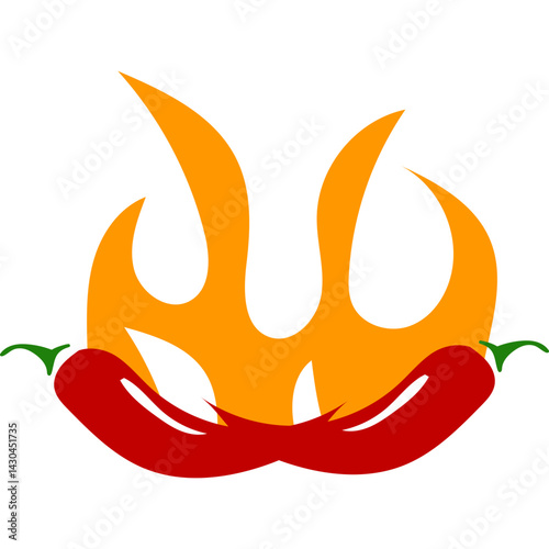 Flaming Chili Icon