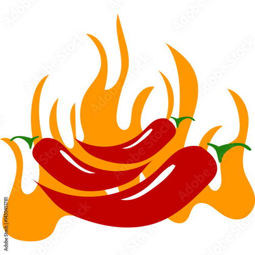 Flaming Chili Icon