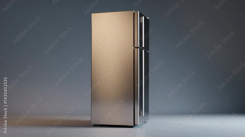 Inox fridge ideal for fresh fruits, vegetables, and household healthy nutrition