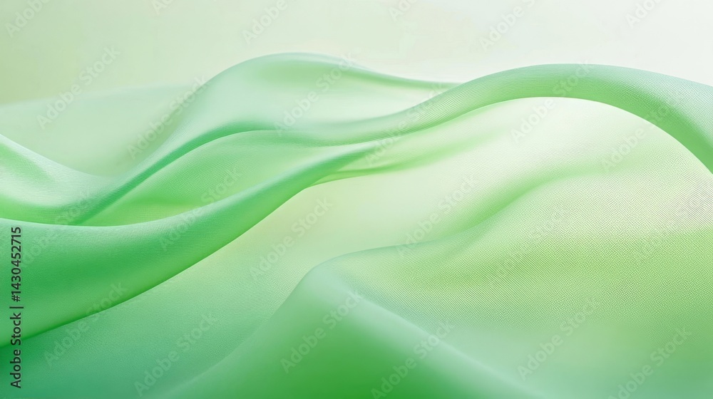 Obraz premium green silk background