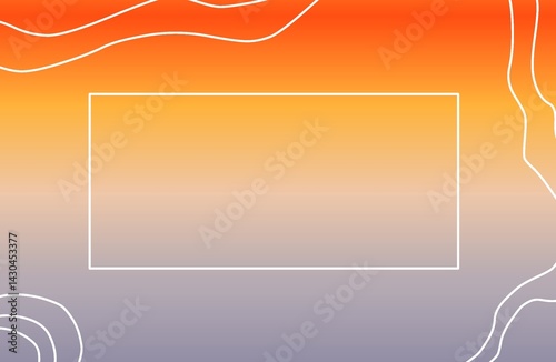 Abstract golden gradient square frame pattern seamless blur background