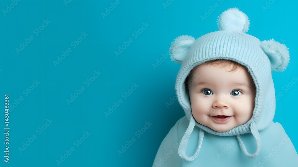 Warm & Inviting Baby Portrait with a Stylish Blue Hat
Warm & Inviting Baby Portrait with a Stylish Blue Hat