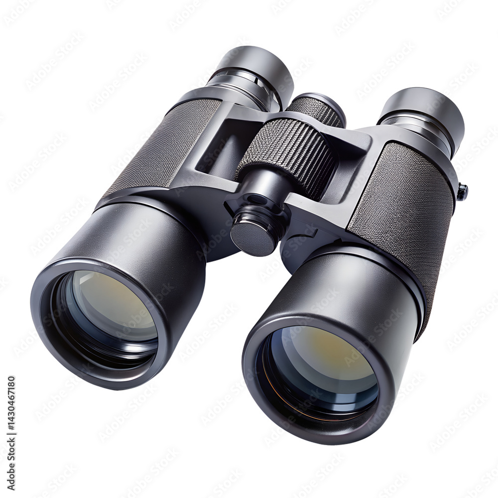 binoculars on white background binoculars on white background