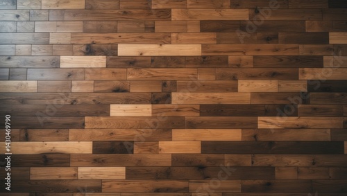 Obraz na płótnie Texture of wooden parquet flooring w salonie
