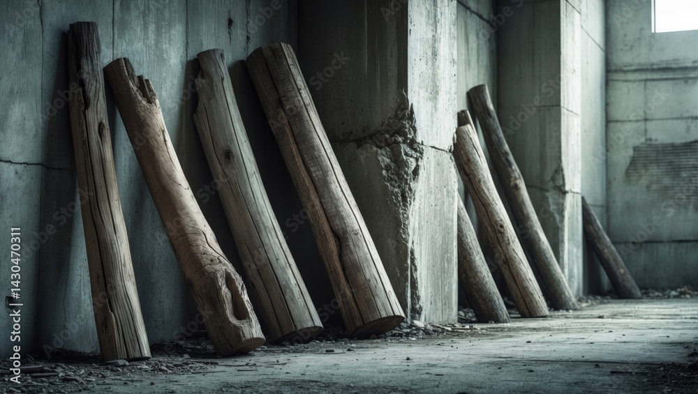 Timber posts from a location