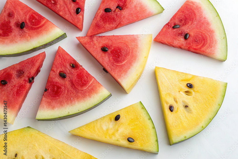 Watermelon isolated on white background