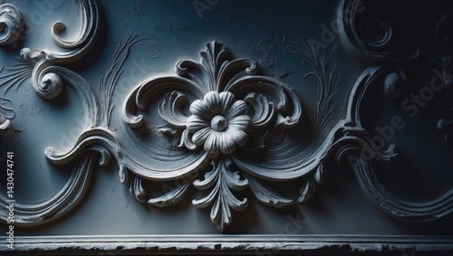 Vintage decorative pattern for wall design