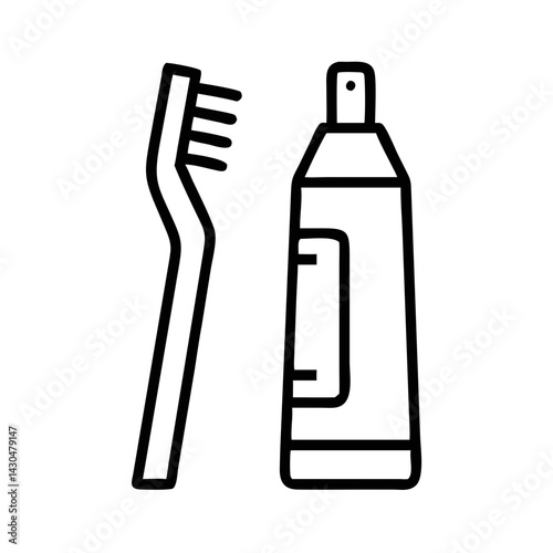 Toothbrush and Toothpaste Combo for Dental Care  