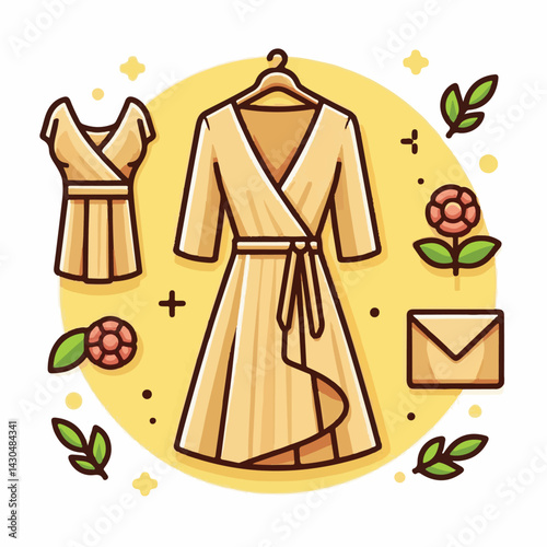fashion, vector, apparel, design, dress, drawing, garment, style, pattern, wear, textile, clothes, illustration, female, fashionable, sketch, silhouette, template, fabric, woman, collection, trendy, w