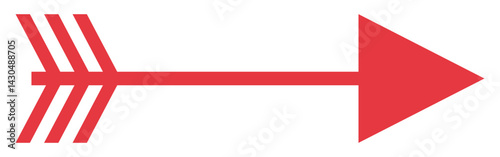 Long red arrows icon. Trendy long arrows left and right in flat style. Replaceable vector design. For your apps, websites and UI or UX design Free Download Long red arrows icon. Trendy long arrows left and right in flat style. Replaceable vector design. For your apps, websites and UI or UX design - GFXLoad