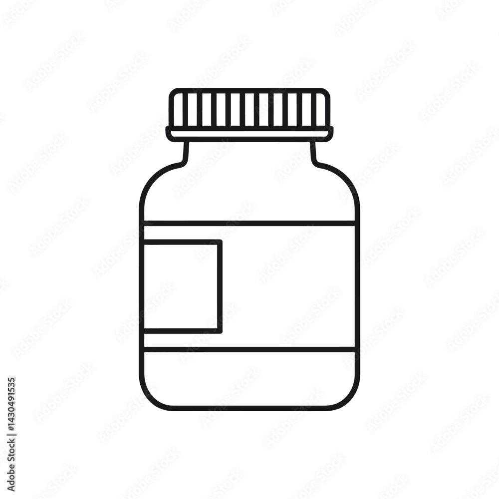 Health & Exercise Supplement Vector Icon A Clean, Modern Design for Fitness and Wellness Health & Exercise Supplement Vector Icon A Clean, Modern Design for Fitness and Wellness