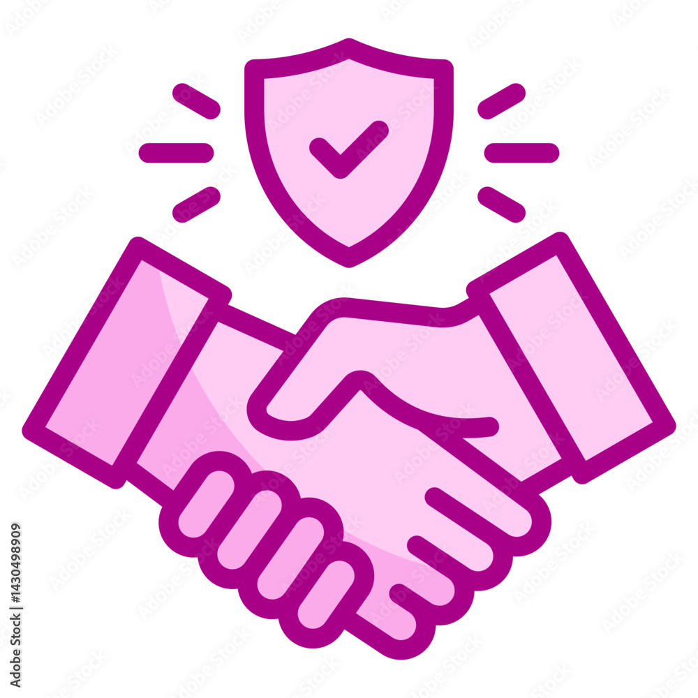 Handshake Agreement Icon Handshake Agreement Icon
