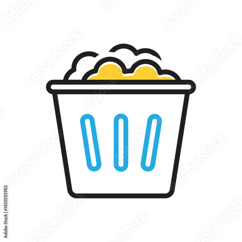 Multi color icon for used