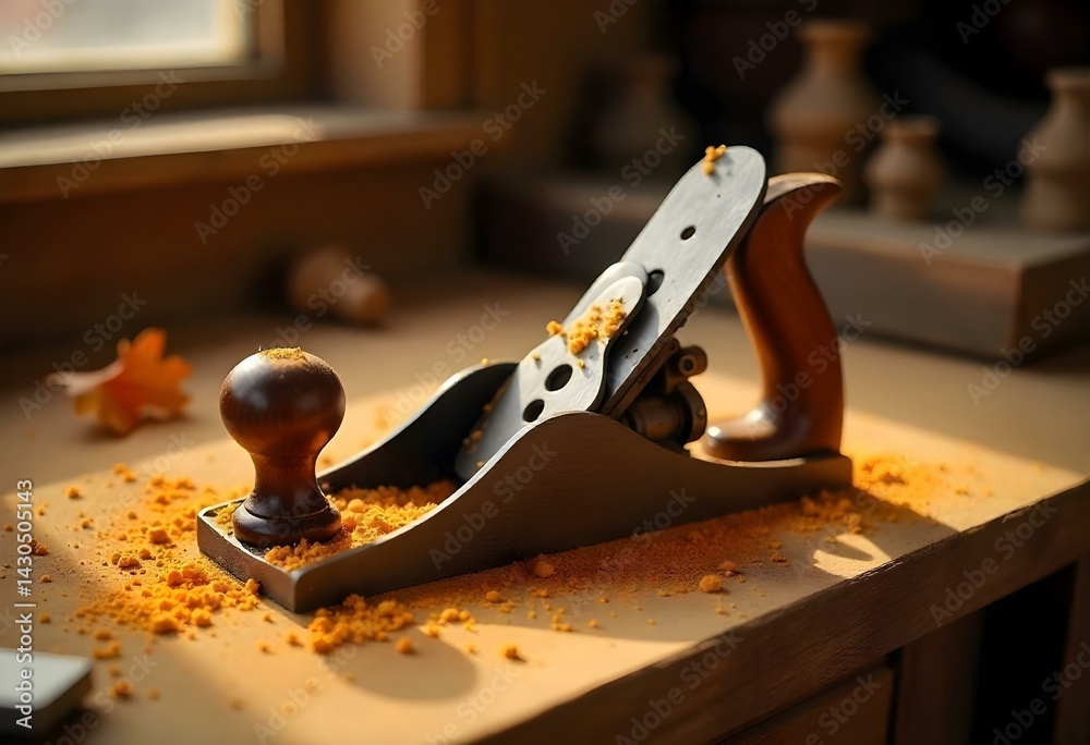 Woodworking plane isolated on white background Woodworking plane isolated on white background