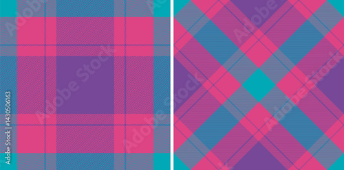 Vibrant patterns featuring classic plaid and tartan designs. Ideal for backgrounds, textiles, and creative projects needing a colorful, textured feel.