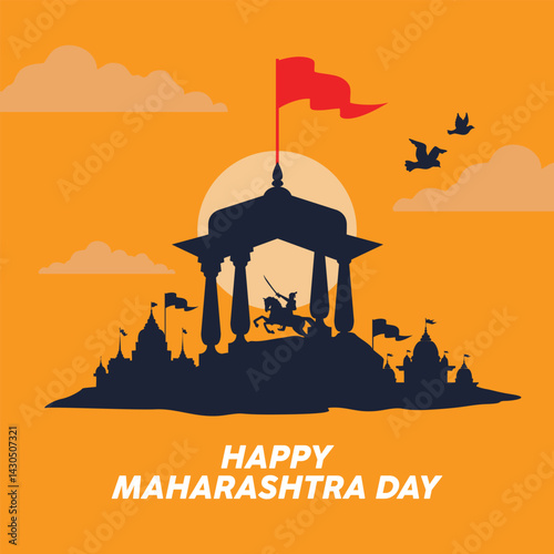 Celebrate the spirit of Maharashtra today.  .eps