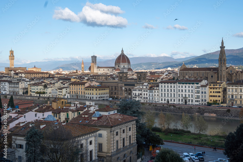 The Old Town of city of Florence, Tuscany Region, Italy