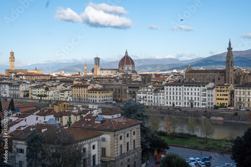 Obraz na płótnie The Old Town of city of Florence, Tuscany Region, Italy w salonie