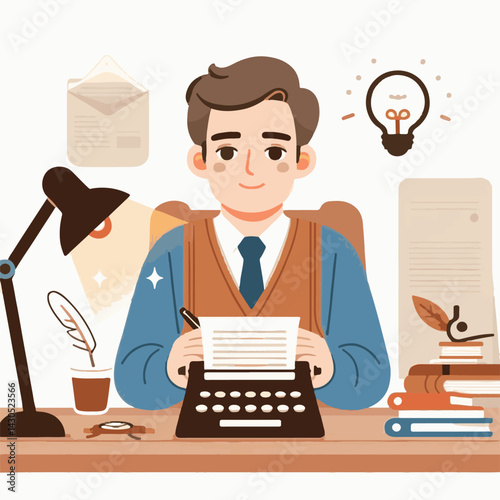 writer, business, paper, text, write, work, office, desk, pen, computer, job, hand, person, creative, online, laptop, journalist, author, internet, education, content, book, vector, technology, letter