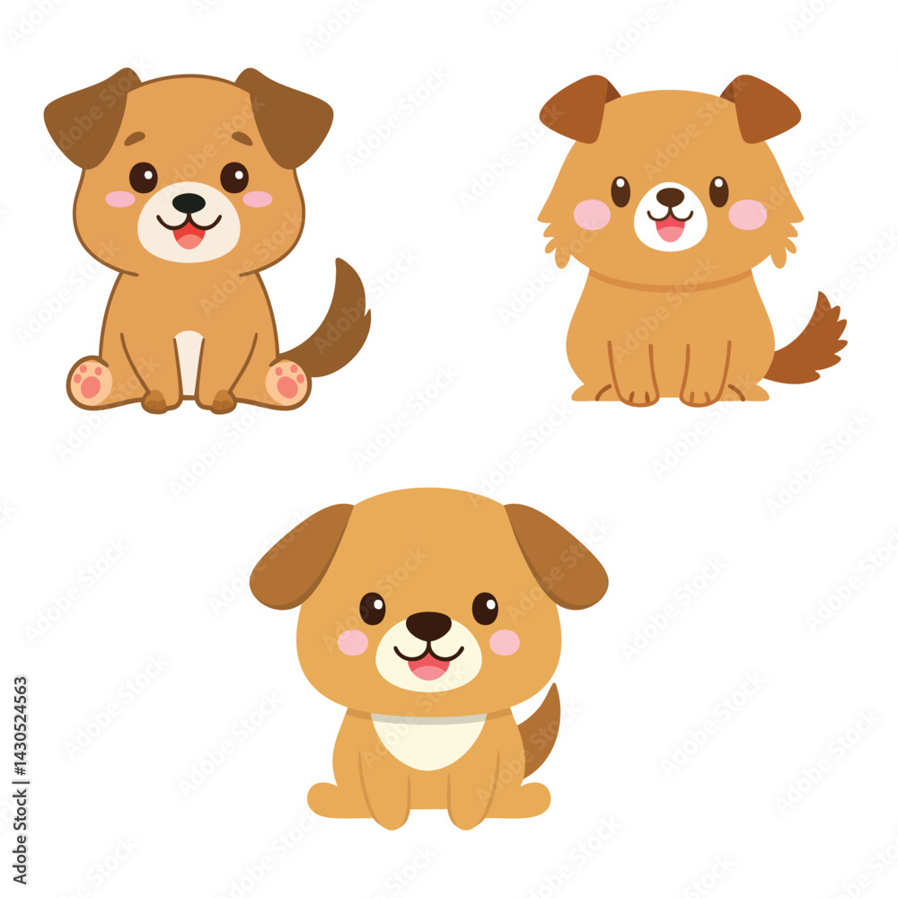 set of puppies set of puppies