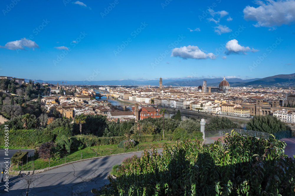 The Old Town of city of Florence, Tuscany Region, Italy