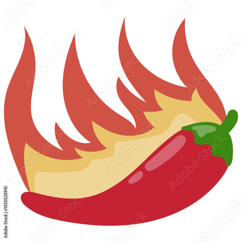 Flaming Chili Icon