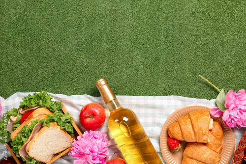 Composition with tasty food...