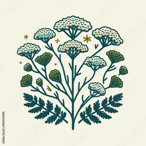 plant, yarrow, background, blossom, flower, nature, herb, medicine, garden, white, bloom, natural, leaf, green, floral, achillea millefolium, beautiful, achillea, herbal, petal, milfoil, blooming, flo