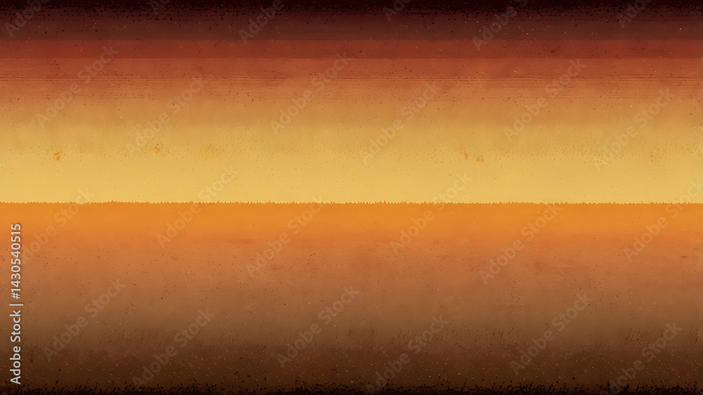 Obraz premium Golden Sunset Horizon with Warm Gradient Tones and Atmospheric Glow | AI Landscape Art