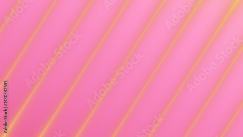 Abstract yellow stripes on pink background - 4K Wallpaper
