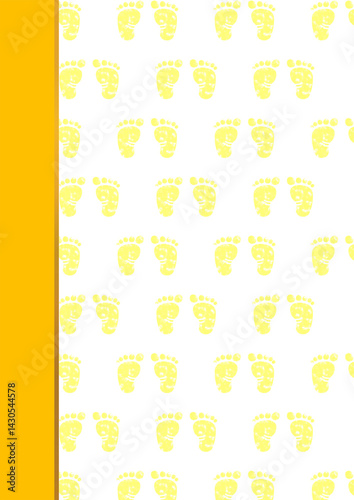 Yellow cute baby feet, background, Wallpaper