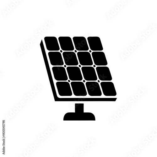 creative details solar panel icon vector illustration	