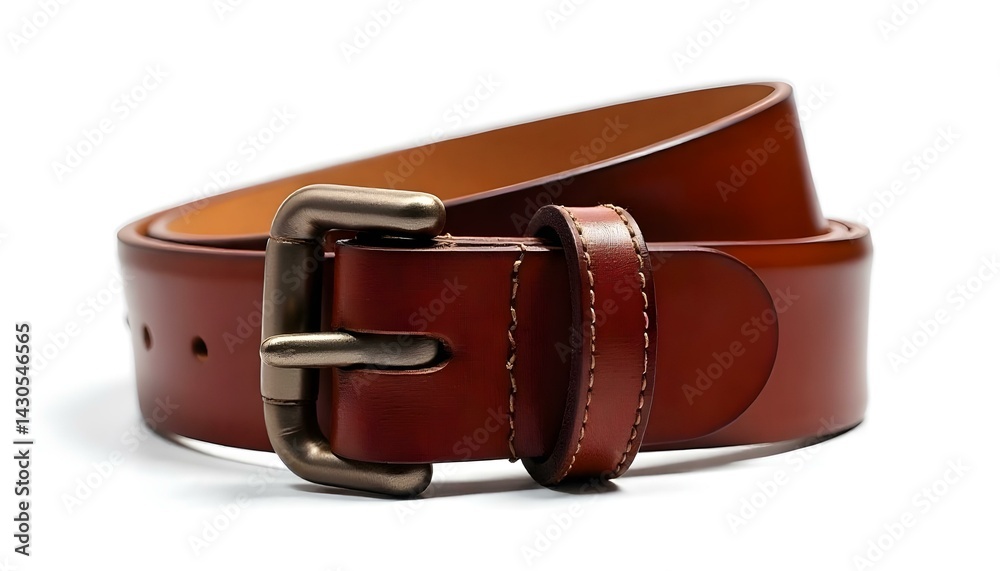 leather belt isolated on a white background leather belt isolated on a white background
