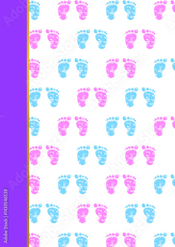 cute pink and blue baby feet, background, Wallpaper