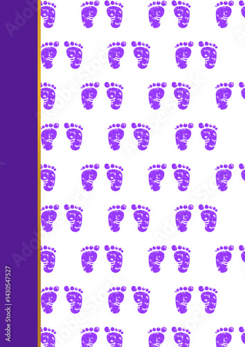 Purple cute baby feet, background, Wallpaper
