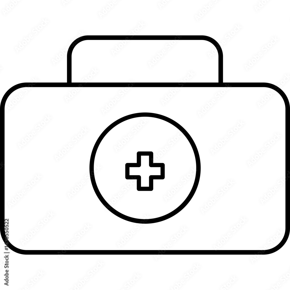 Fototapeta premium Medical Care Icon