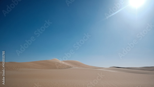 Fototapeta Naklejka Na Ścianę i Meble -  Sand dunes in desert. Sahara desert near Siwa oasis in Egypt